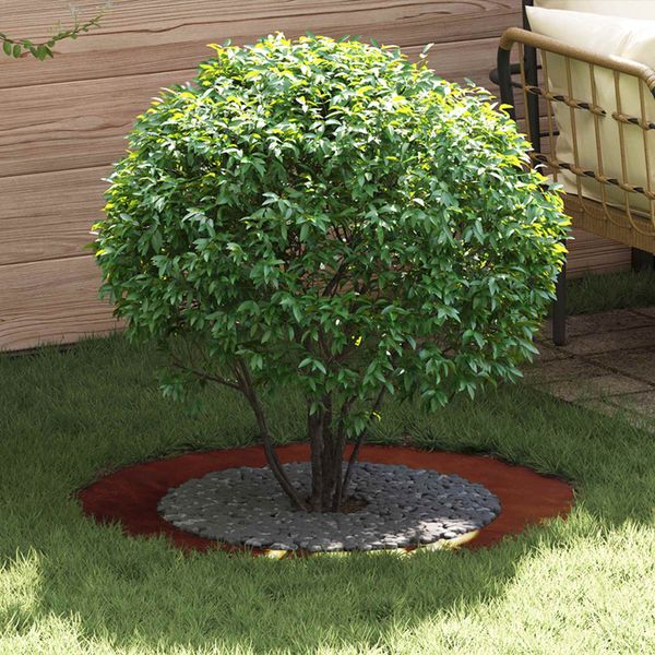vidaXL vhodný pre plochý stromový krúžok Hnedá Ø60 / 90 cm