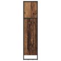 vidaXL Knižnica 60 x 30 x 121 cm Kompozitné drevo Staré drevo
