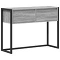 vidaXL Koncový stôl Sivý Sonoma 100 x 36 x 75 cm Kompozitné drevo