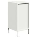 vidaXL Komoda biela 35x39x73,5 cm oceľ valcovaná za studena