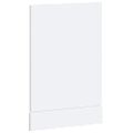 vidaXL Panel umývačky riadu Porto lesklá biela 45x1,5x57 cm kompozitné drevo