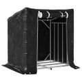vidaXL Regál na krbové drevo s pláštenkou 100,5x80,5x110,5 cm