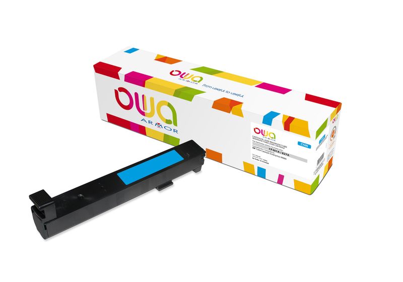 OWA Armor toner kompatibilný HP CF301A, 32000st, modrá/cyan