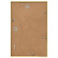 vidaXL Fotorámiky na stenu, koláž 3 ks, zlaté 50x70 cm, MDF