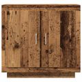 vidaXL Komoda staré drevo 80x40x75 cm kompozitné drevo