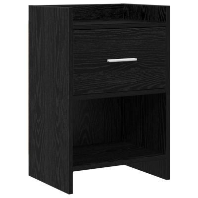 vidaXL Nočné stolíky Čierny dub 40 x 30 x 60 cm Kompozitné drevo