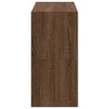 vidaXL Stojany na topánky 2 ks stohovateľné hnedý dub 60x30x30,5 cm