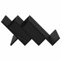 vidaXL Regál na časopisy Čierny dub 53 x 40 x 28,5 cm Kompozitné drevo