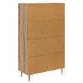 vidaXL Highboard Remeselný dub 69,5 x 31 x 115 cm Kompozitné drevo