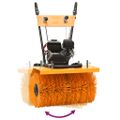vidaXL Benzínová snehová fréza a zametač 4 v 1 6,5 HP