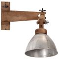 vidaXL Nástenné lampa 25 W starožitná strieborná E27