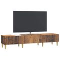 vidaXL TV skrinka Staré drevo 147 x 34,5 x 30 cm Kompozitné drevo