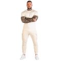 Tričko Fitted TRN Sand - GymBeam, veľkosť M, veľkosť oblečenia M