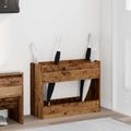 vidaXL Stojan na slnečník Staré drevo 65 x 24 x 50 cm Kompozitné drevo