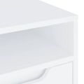 vidaXL TV skrinka VISNES biela 60x40x38 cm, drevo