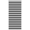 vidaXL Zebra roleta čierna 100x200 cm šírka látky 95,9 cm polyester