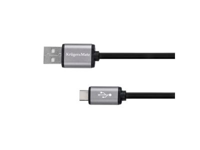 Kábel KRUGER & MATZ KM1240 USB-C - USB-A kábel 1,8m