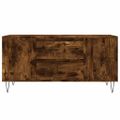 vidaXL Konferenčný stolík dymový dub 102x44,5x50 cm kompozitné drevo