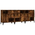 vidaXL Komody 3 ks dymový dub 60x35x70 cm kompozitné drevo