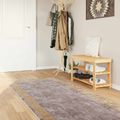 vidaXL Behúň MARSA Sivá 100 x 250 cm Polyester a PVC