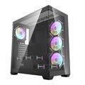 Počítačová skriňa Darkflash DS900 (čierna) + 7 ventilátorov ARGB