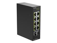 D-LINK 8-Port Gigabit PoE+Switch+2x2.5G SFP+