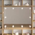 vidaXL Zrkadlové svetlá 2 ks Biela 4,5 x 4,5 x 4,7 cm Plast