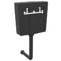 vidaXL WC nádržka so spodným prívodom vody 3/6 l, čierna