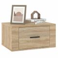 vidaXL Nástenné nočné stolíky 2 ks dub sonoma 50x36x25 cm