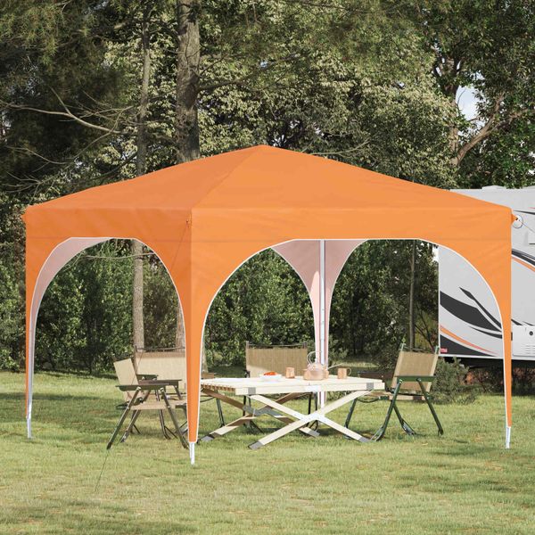 vidaXL Prístrešok na párty 290 x 290 x 245 cm Oranžová
