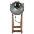 vidaXL Stolová lampa 25 W starožitná strieborná 30x17x40cm E27