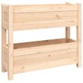 vidaXL Kvetináč 77x25x66 cm borovicový masív