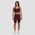 Športová podprsenka Cut-Out Eggplant - GymBeam, veľkosť XXL, veľkosť oblečenia XXL