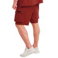 Šortky Utility Red - GymBeam, veľkosť M, veľkosť oblečenia M