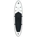 vidaXL Nafukovací Stand up paddleboard, čierno biely