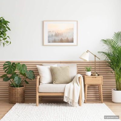 vidaXL Nástenné panely 5 ks 100 x 50 cm Hnedá EPS pena