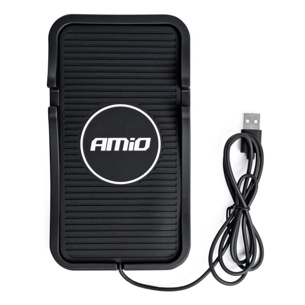 Nabíjačka do auta bezdrôtová indukčná 15W AMiO-03145