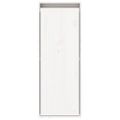 vidaXL Nástenné skrinky 2 ks biele 30x30x80 cm masívna borovica