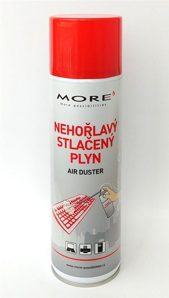 ARMOR Stlačený nehorľavý! vzduch plyn MORE (400g), plyn nezamŕza, nekondenzuje, NEW model ES č. 51