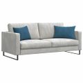 vidaXL Vankúše na pohovku 2 pcs Modrá 60 x 40 cm Kordúrová tkanina