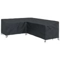 vidaXL Obal na nábytok 260 x 210 x 80 cm 210D Oxford tkanina Tvar L