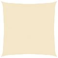 vidaXL Tieniaca plachta 160 g/m², krémová 6x6 m, HDPE