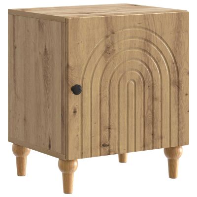 vidaXL Nočný stolík Dub artisan 43 x 34,5 x 50 cm Kompozitné drevo