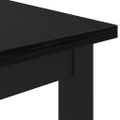 vidaXL stôl Čierny dub 100 x 50 x 76,5 cm Inžinierske drevo a oceľ