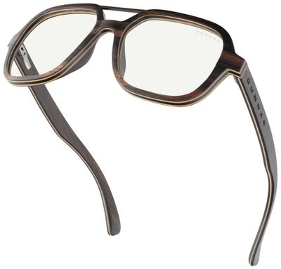GUNNAR kancelárske/hermé okuliare HUMBOLDT EBONY * číre PRO sklá * BLF20 * GUNNAR focus Okuliare, kancelárske, herné, hnedé obrúčky, číre PRO sklá