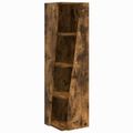 vidaXL Rohová skrinka 27,5x27x102cm Kompozitné drevo Dymová dub