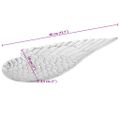 vidaXL Košík na ovocie 2 ks Strieborná 40 x 18 x 2.5 cm Hliník