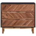 vidaXL Komoda 90x33,5x80 cm akáciový masív a MDF