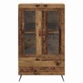 vidaXL Highboard Staré drevo 69,5 x 31 x 115 cm