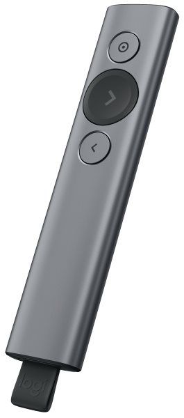 Logitech prezentér Spotlight, 3D akcelerometer a gyroskop, břidlicový